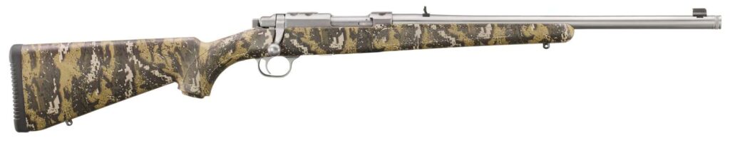 RUGER 77/357 357 MAG RIFLE 18.5" STS T.B. DESOLVE BARE CAMO 5RD