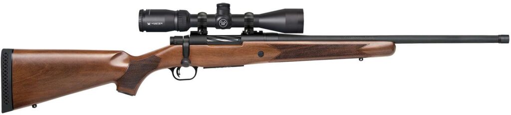 MOSSBERG PATRIOT 400 LEGEND RIFLE 20" WALNUT/BLK 4RD VORTEX 3-9X40 SCOPE