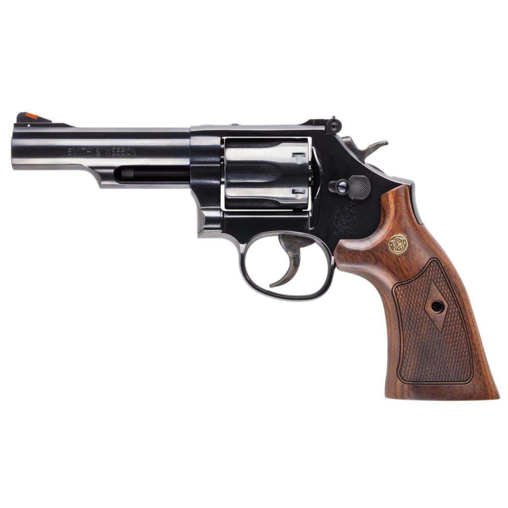SMITH & WESSON MODEL 19 357MAG REVOLVER 4.25" BLACK/WOOD NO LOCK 6RD