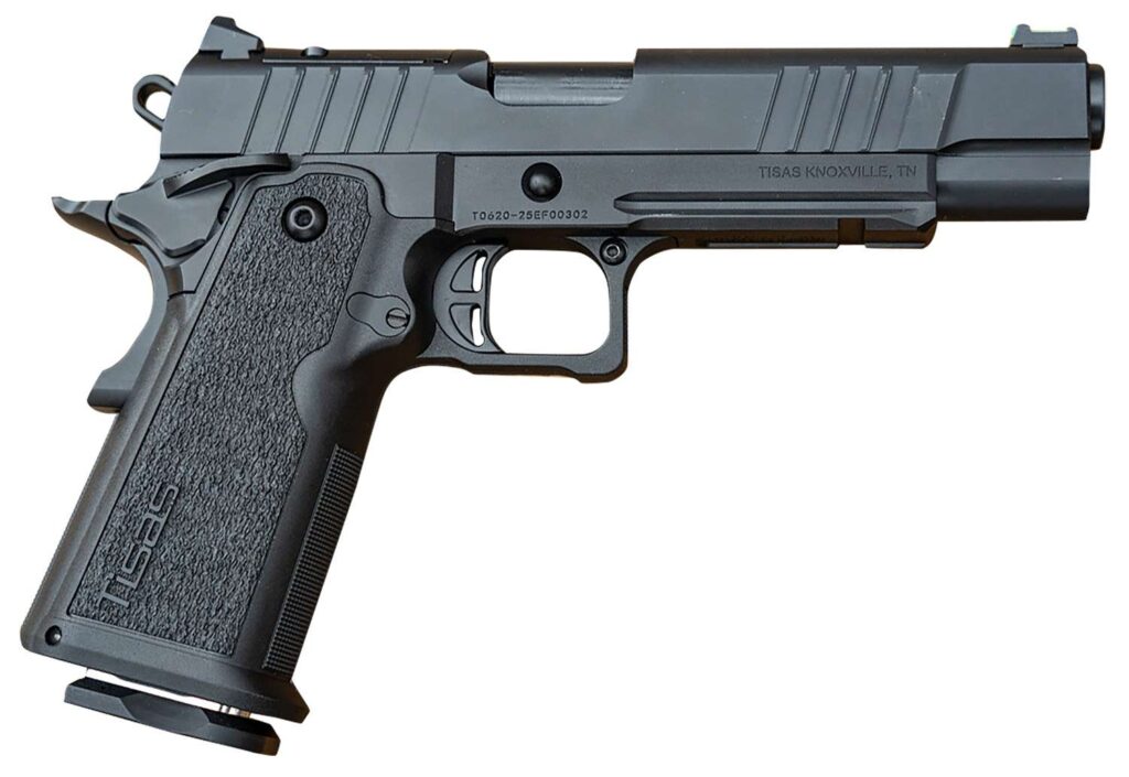 SDS TISAS 1911 DUTY B9R DS, 9MM, 5", Black Cerakote, Ti Firing Pin, Double Stack, Rail, bull barrel