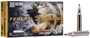 FEDERAL 300 WIN MAG 200GR TERMINAL ASCENT 20 RD/BX 10 BX/CS