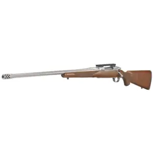 RUGER HAWKEYE HUNTER LFT HND 300WM BOLT RFL 24″ STS THRDED BBL, AMERICAN WALNUT 3RD