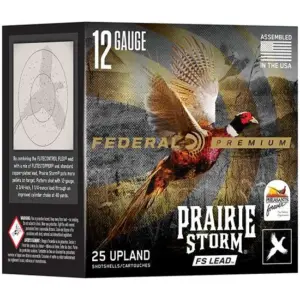 FEDERAL 12GA 3″ MAX. 1-5/8OZ 6 SHOT FS LEAD 25 RD/BX 10 BX/CS