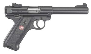 RUGER MRK IV TRGT 22LR 5.5″ BLUED BLK GRP ADJ SGHT 10RD