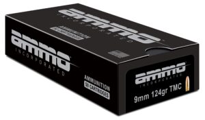 Ammo Inc Signature 9mm Luger Handgun Ammo – 124 Grain | TMC | 50rd Box