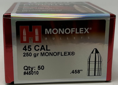 Hornady 45 Cal (.458 Dia) Reloading Bullets H45010 250 Grain MonoFlex 50 Pieces