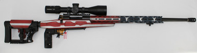 Howa HCRACF65CUSAMDT M1500 6.5 Creedmoor 24" 10+1 USA Flag Cerakote W/ 4-16x50 Scope, 2 Grips, Bipod