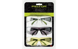 PELTOR SECUREFIT 400 EYE PROT 3-PACK