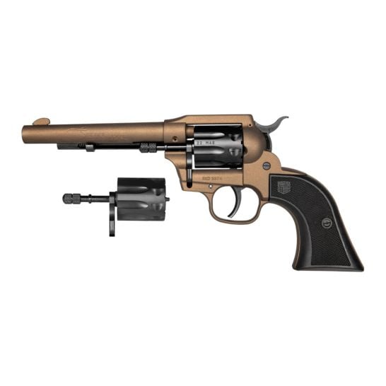 DB SIDEKICK 22 LR/WMR, 5.5" TAPERED BARREL, 9RD REVOLVER, SINGLE/ DOUBLE ACTION, W/ DUAL CYLINDERS ON SWING OUT ARM, MIDNIGHT BRONZE