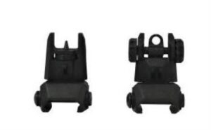 ATI Tactical Flip Up Front & Rear Back Up Sight – Polymer