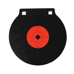 Birchwood Casey World of Targets Double Hole AR500 Gong 10″ 3/8″ Thick