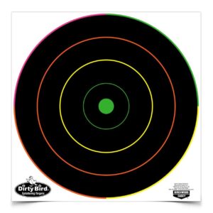 Birchwood Casey Dirty Bird 12″ Multicolor Bull’s-Eye Target 100/ct
