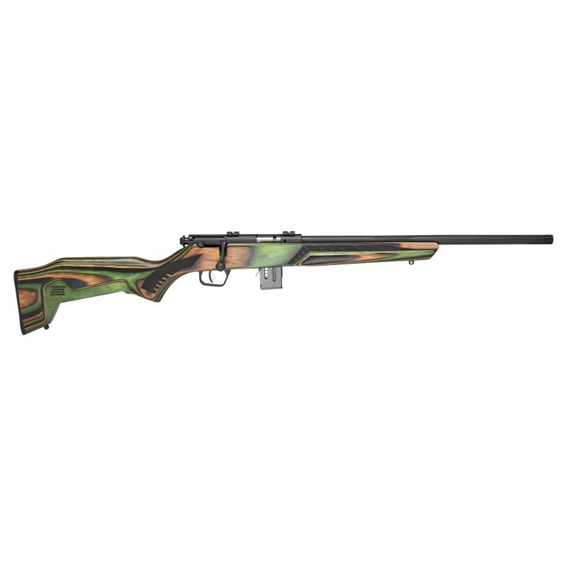 Savage Arms 93 Minimalist Green Rifle 22 WMR 10/rd 18" Barrel Green Wood