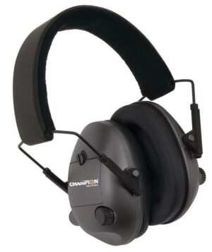 Champion Electronic Ear Muffs – Black