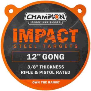 Champion Impact Steel Gong Target 12″ Round