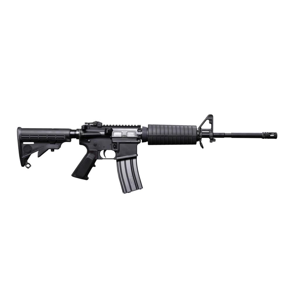 Bushmaster M4 Patrolman's Flat Top Rifle 5.56 NATO 30rd Magazine 16" Barrel Black
