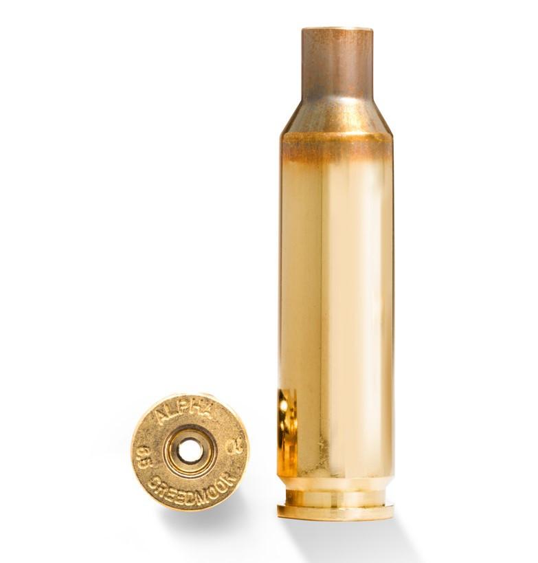 Alpha Munitions Ultra Premium Unprimed Brass Cartridge Cases 6.5 Creedmoor - Small Rifle Primer 100/ct