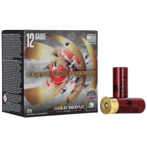 Federal Gold Medal Grand Paper Shotshells 12 ga 2-3/4″ 1oz 1290 fps #7.5 25/ct