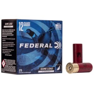 Federal Game-Shok Upland Game – Hi Brass Load – 12ga 2-3/4″ 1-1/4oz. #4-Shot 25/Box