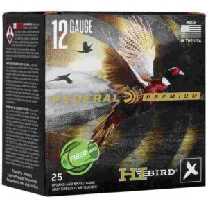 Federal Hi-Bird Fiber Wad Shotshells 12ga 2-3/4″ 1-1/4oz 1330fps #6 25/ct