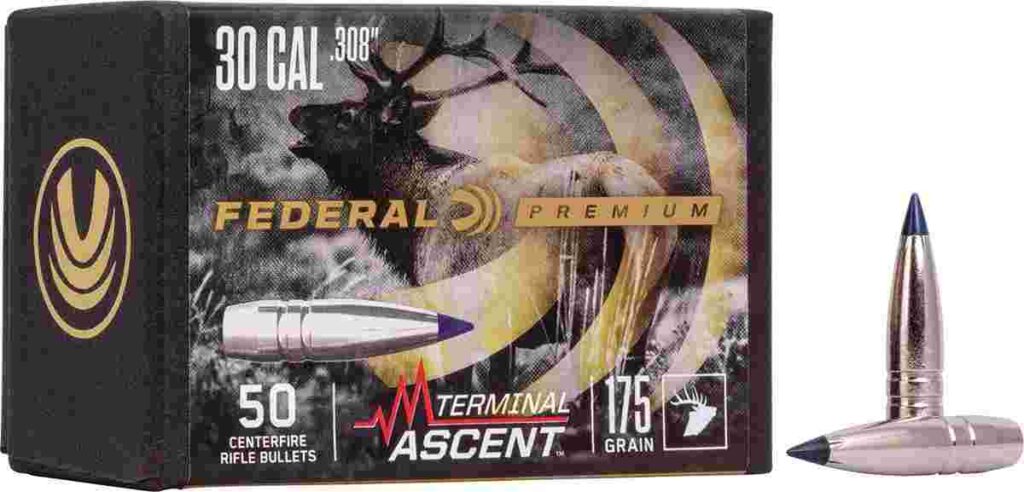 FEDERAL .308 CALIBER 175GR TERMINAL ASCENT COMP BULLET  50RD