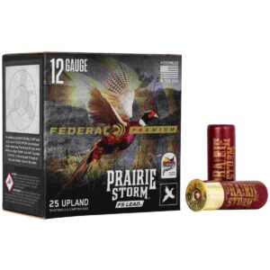 Federal Prairie Storm FS Lead Shotshells 12 ga 2-3/4″ 1-1/4oz #4 25/ct