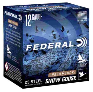 Federal Speed-Shok Snow Goose Shotshells 12 ga 3″ 1-1/4oz 1450 fps #2 25/ct