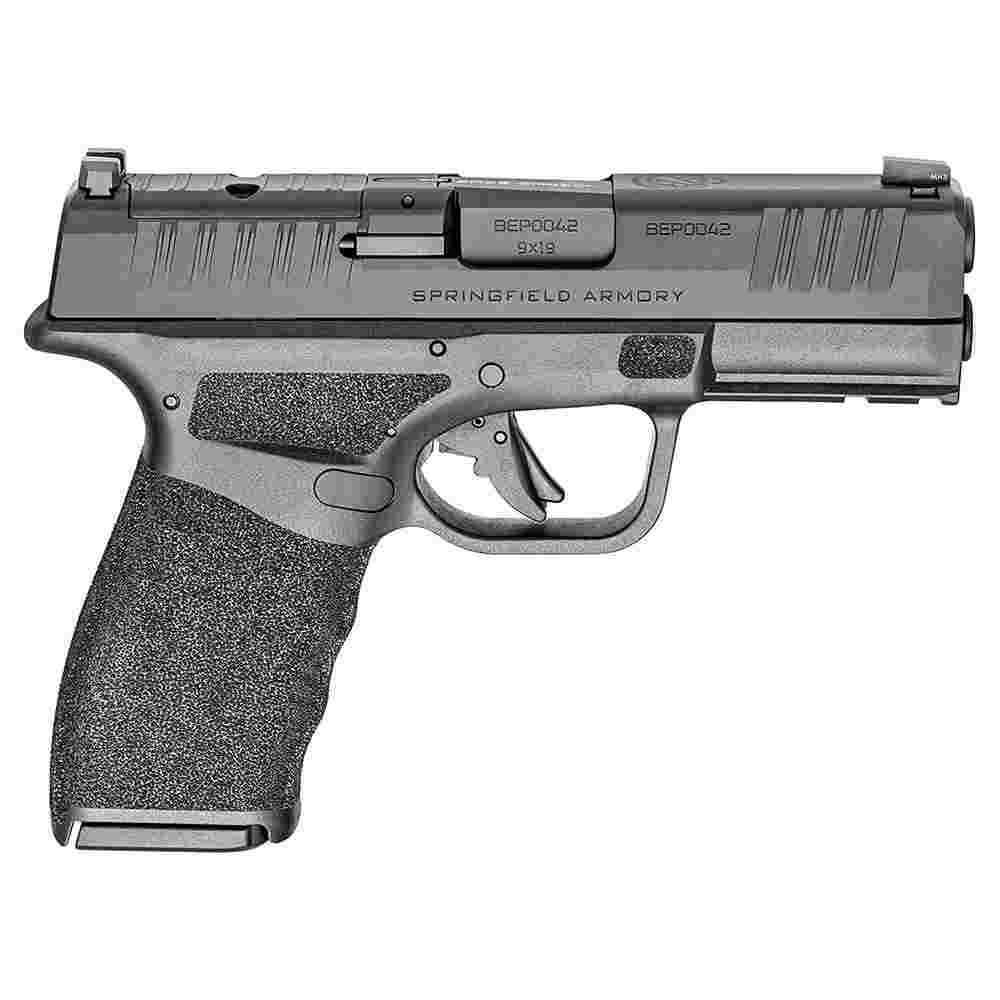 Springfield Armory Hellcat Pro OSP Handgun Gear Up Package 9mm Luger 10rd Magazines (5) 3.7" Barrel Black CA Compliant with Bag and Viridian Green Dot