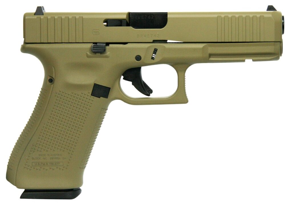 Glock 17 Gen 5 Custom "FDE" Handgun 9mm Luger 17/rd Magazines (3) 4.49" Barrel