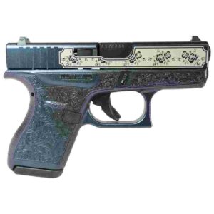 Glock 42 “Glock & Roses Mongoose Purple” Handgun .380 ACP 6rd Magazines (2) 3.2″ Barrel USA