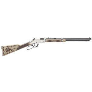 Henry Golden Boy Silver American Eagle Rifle 22 S/L/LR Rifle 16rd LR/21rd S Magazine 20″ Barrel Walnut