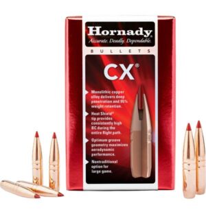 Hornady CX (Copper Alloy EXpanding) Bullets 22 cal .224 70 GR CX  (1-7”) 50/ct