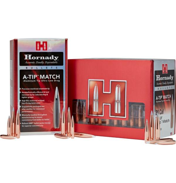 Hornady A-Tip Match Rifle Bullets SEQUENTIAL 6.5mm .264" 135 gr 1-8.5") 500/ct