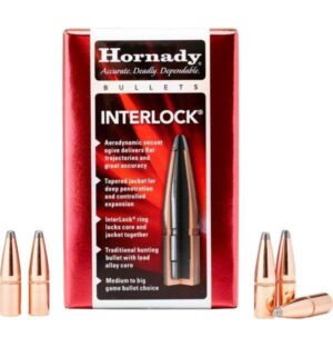 Hornady InterLock Bullets .30 cal .308″ 150 gr BTSP 100/ct