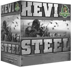 HEVI-Shot HEVI-Steel Shotshells 12 ga 2-3/4″ 1-1/8 oz 1500 fps #2 25/Box