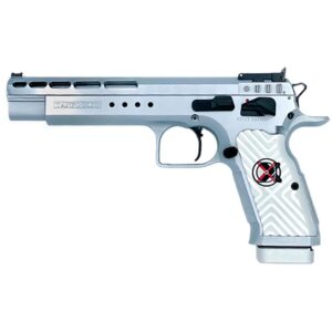Tanfoglio Gold Match Xtreme Handgun 10mm 13/rd 6″ Barrel Silver