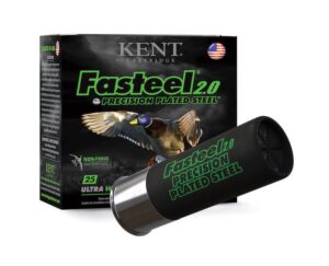 Kent Fasteel 2.0 Shotshells 12 ga 3″ 1-1/8oz 1560 fps #2 25/ct