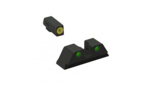 Meprolight ML40220 Hyper-Bright Yellow Ring Front/Green Rear Sights for Glock Models: 4243