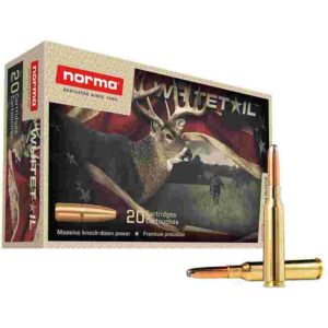 Norma WhiteTail Rifle Ammunition 6.5×55 SE 156gr PSP 2559 fps 20/ct