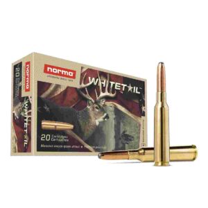 Norma WhiteTail Rifle Ammunition 8×57 JS 196gr PSP 2525 fps 20/ct