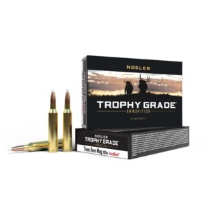 Nosler Trophy Grade Rifle Ammunition 7mm Rem Mag 160 gr AB 2925 fps – 20/box