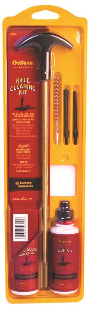 Outers Brass Rod Rifle Cleaning Kit .270-.284 7mm