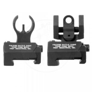Troy Micro Set Sights for H&K Front & Round Rear – Black