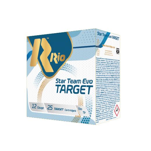 Rio Star Team Target 32 Low Recoil Shotshells 12ga 2-3/4" 1-1/8oz 1150 fps #7.5 25/ct