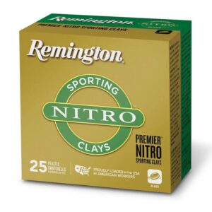 Remington Premier Nitro Sporting Clays Shotshells 12ga 2-3/4″ 1oz 1290 fps #7.5 25/ct
