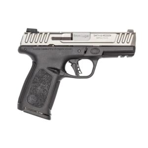 S&W SD9 2.0 Handgun 9mm Luger 10rd Magazine(1) 4″ Barrel White Dot Sights No Thumb Safety 2-Tone