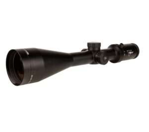 Trijicon Credo HX 2.5-10×56 (SFP) 30mm Rifle Scope w/Green Standard Duplex Low Capped Adjusters