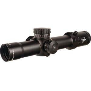Trijicon Credo 1-8×28 (FFP) 34mm Rifle Scope w/Red/Green MRAD Segmented Exposed Locking Adjusters