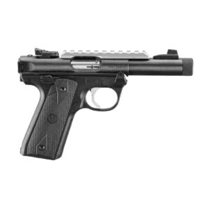 Ruger Mark IV 22/45 Handgun .22 LR 10rd Magazines(2) 4.40” Threaded Barrel Picatinny Rail.