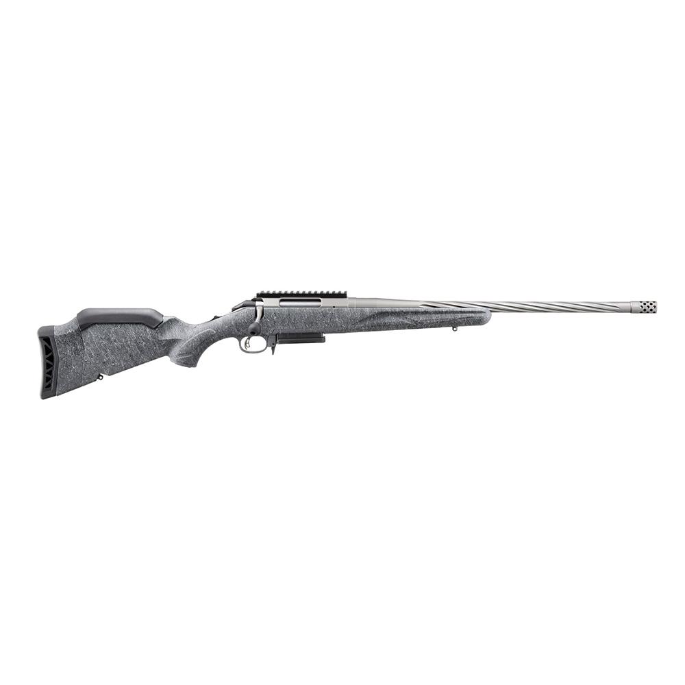 Ruger American Rifle Gen II 6.5 Creedmoor 3rd Magazine 20" Fluted Threaded Barrel Gray Splatter Stock